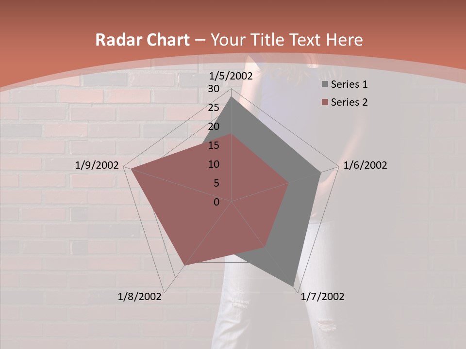 Depressed Wood Stand PowerPoint Template