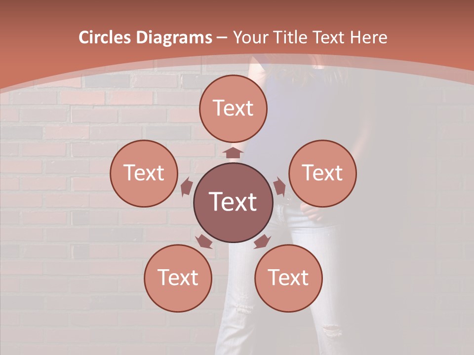 Depressed Wood Stand PowerPoint Template