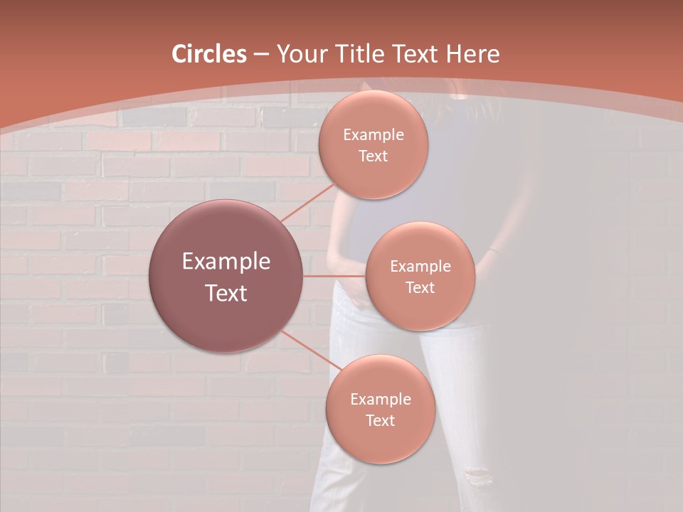 Depressed Wood Stand PowerPoint Template
