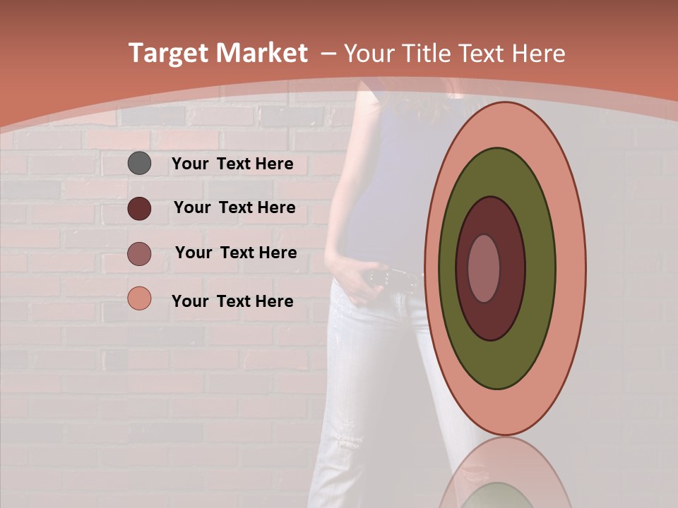 Depressed Wood Stand PowerPoint Template