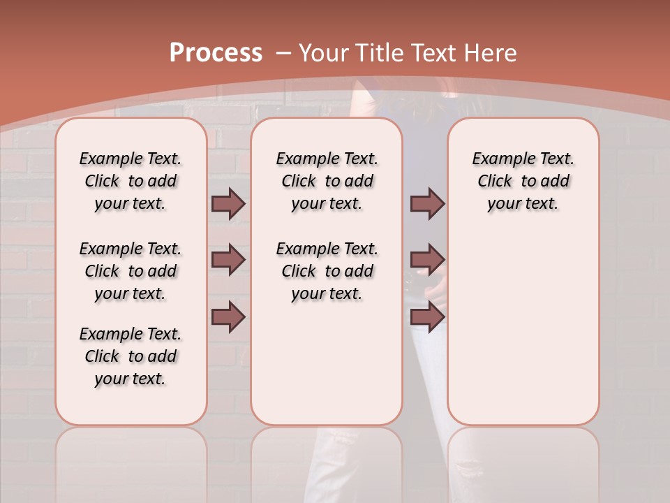 Depressed Wood Stand PowerPoint Template