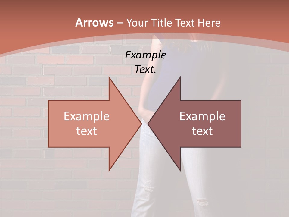 Depressed Wood Stand PowerPoint Template