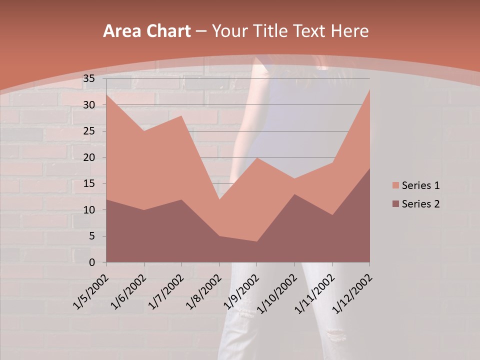 Depressed Wood Stand PowerPoint Template
