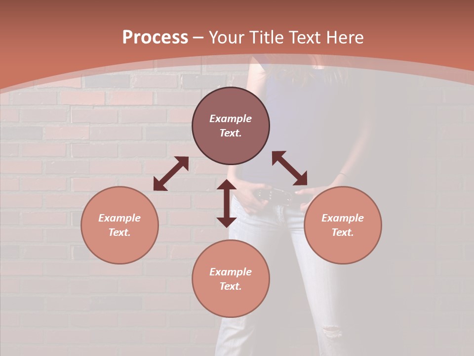 Depressed Wood Stand PowerPoint Template