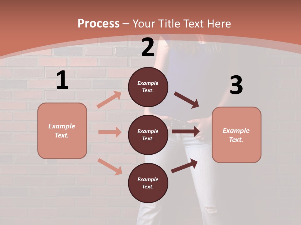 Depressed Wood Stand PowerPoint Template