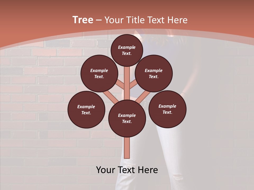Depressed Wood Stand PowerPoint Template