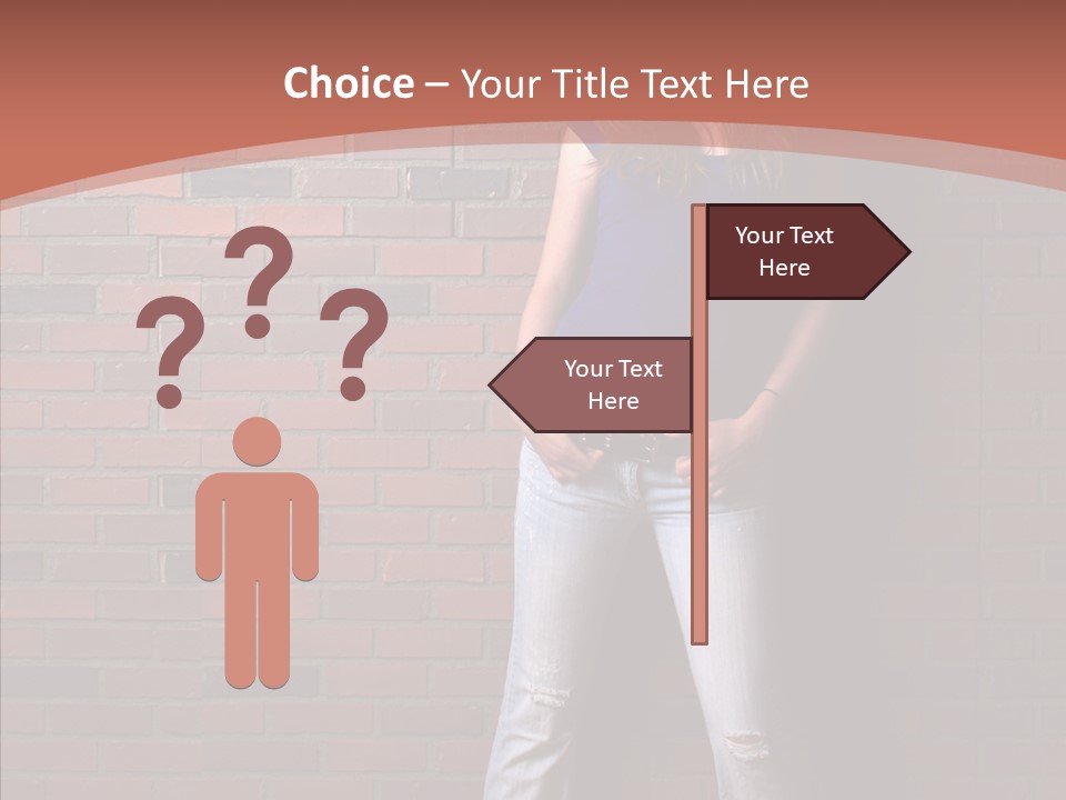 Depressed Wood Stand PowerPoint Template