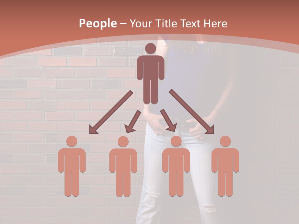 Depressed Wood Stand PowerPoint Template