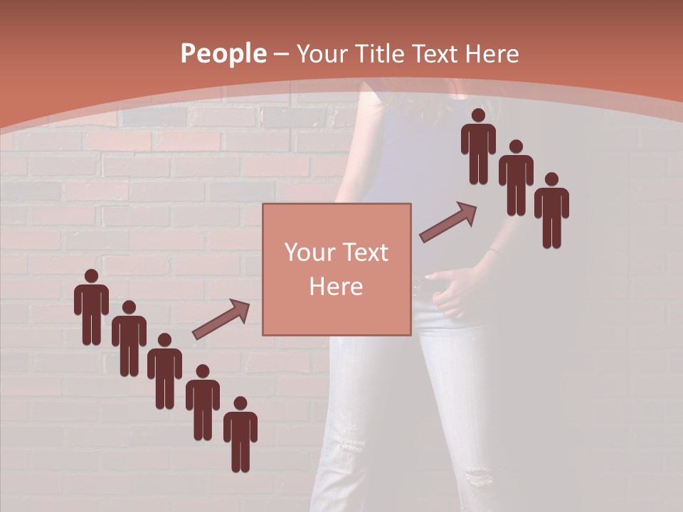 Depressed Wood Stand PowerPoint Template