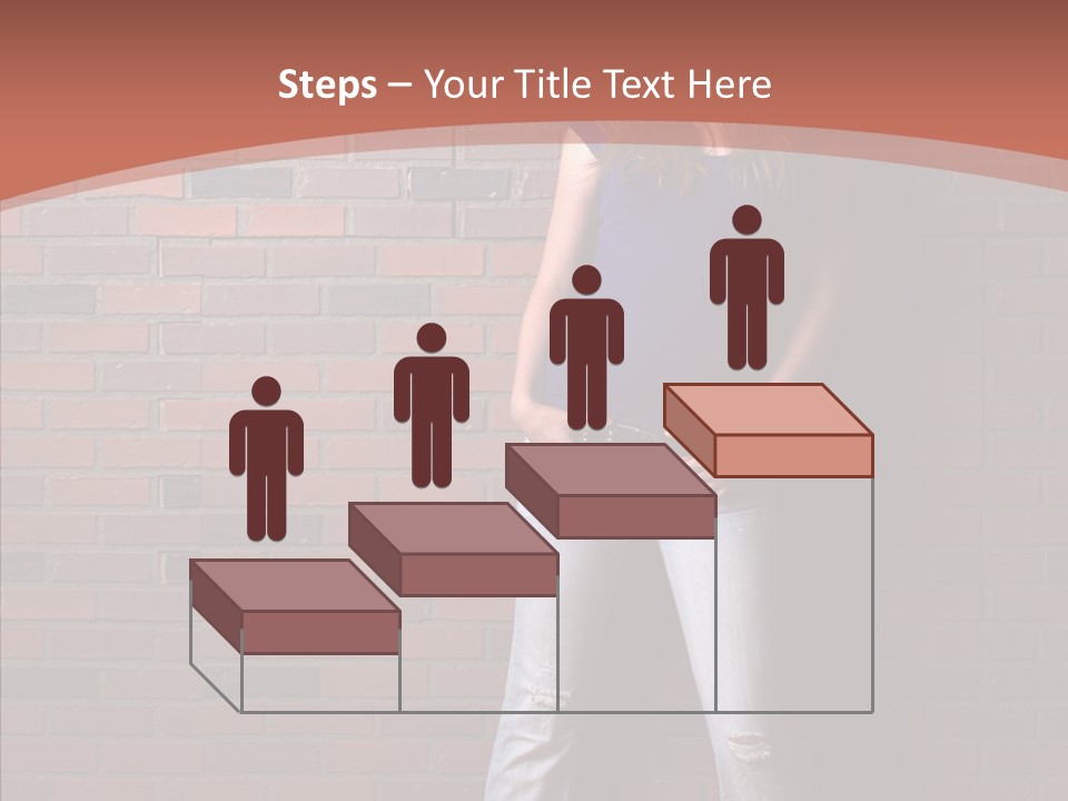 Depressed Wood Stand PowerPoint Template