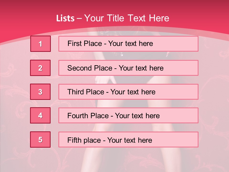 Per On Chair Itting PowerPoint Template