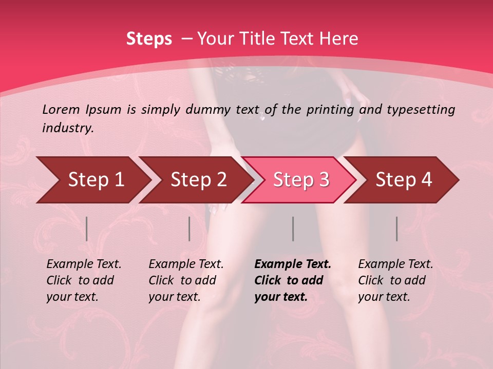 Per On Chair Itting PowerPoint Template