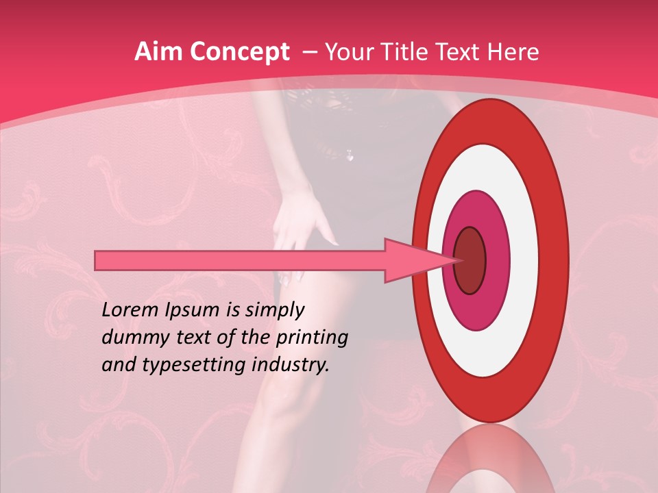 Per On Chair Itting PowerPoint Template
