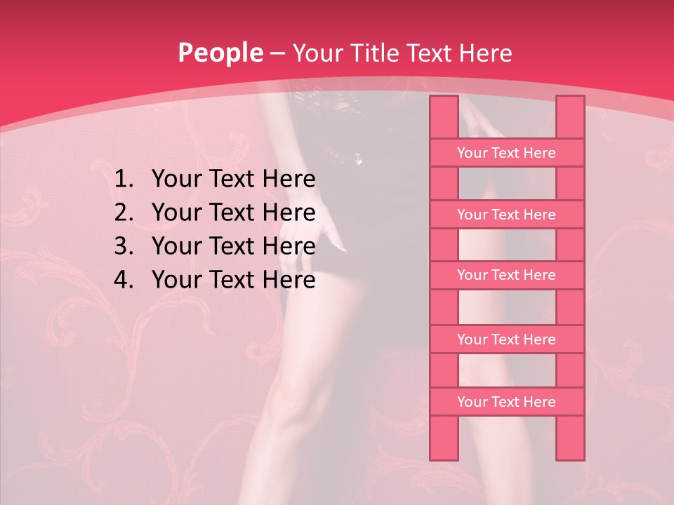 Per On Chair Itting PowerPoint Template