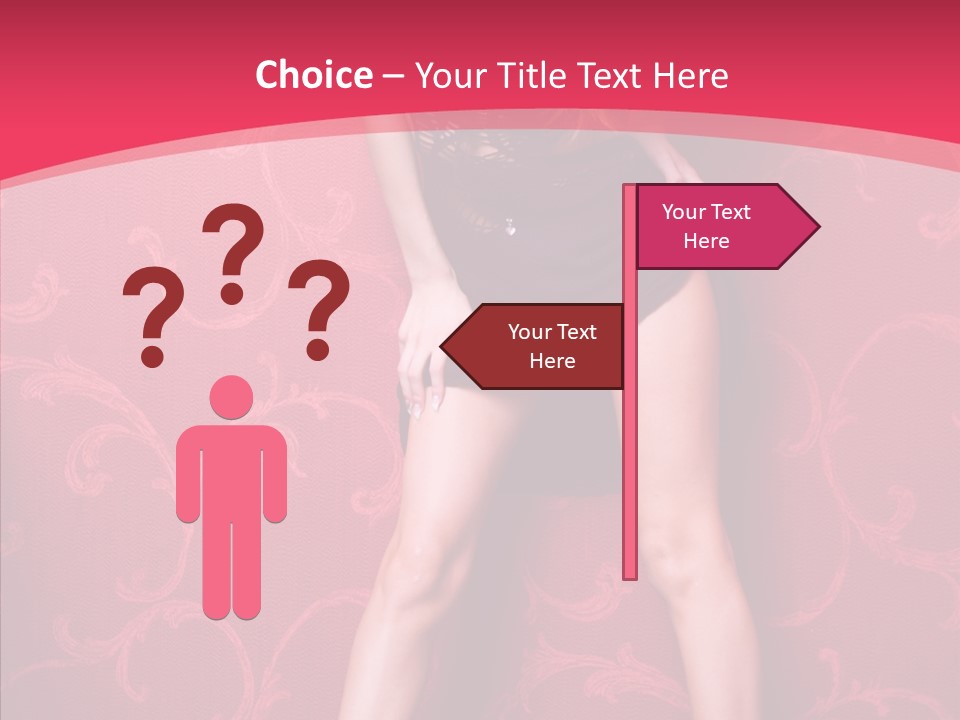 Per On Chair Itting PowerPoint Template