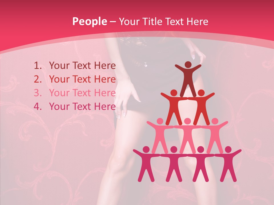 Per On Chair Itting PowerPoint Template
