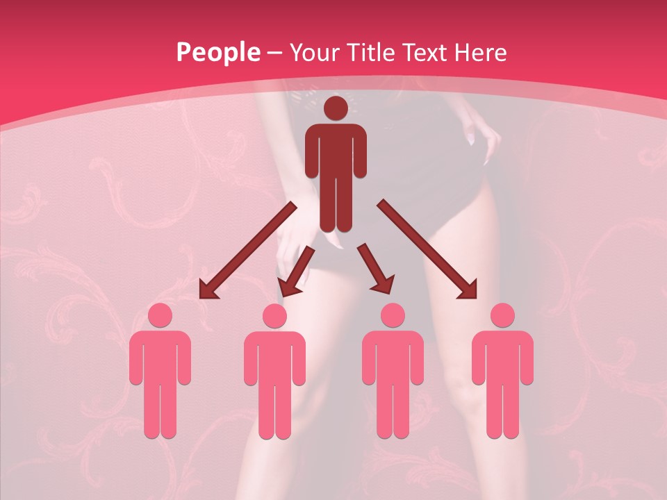 Per On Chair Itting PowerPoint Template