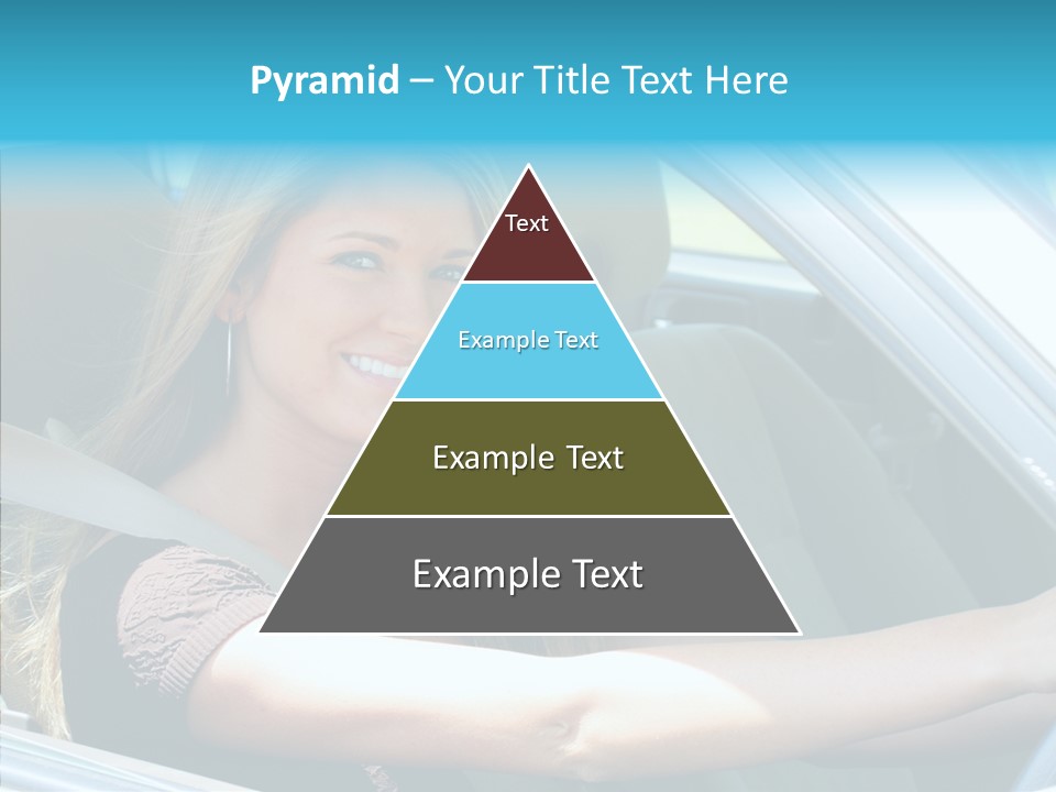 Vehicle Auto Brunette PowerPoint Template