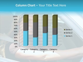 Vehicle Auto Brunette PowerPoint Template