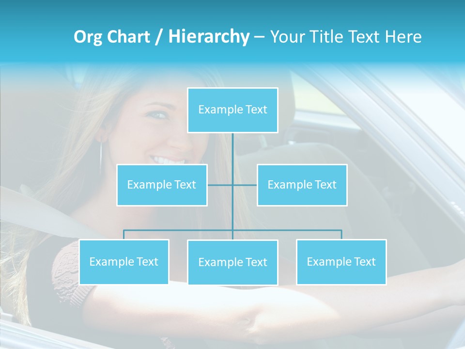Vehicle Auto Brunette PowerPoint Template