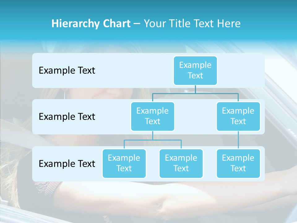 Vehicle Auto Brunette PowerPoint Template