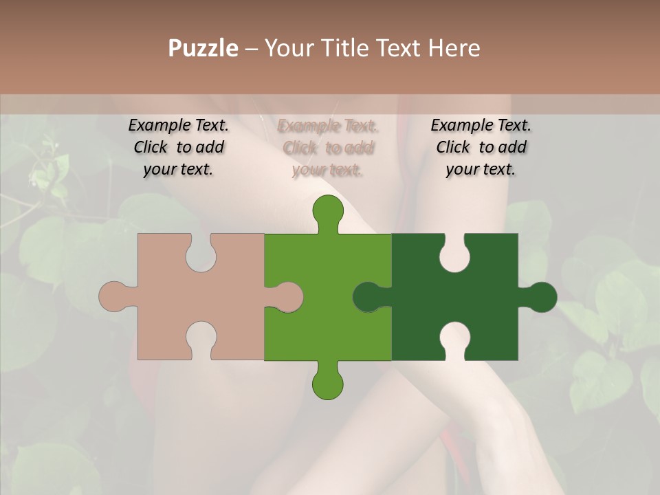 Adolescence Sensuality Pensive PowerPoint Template