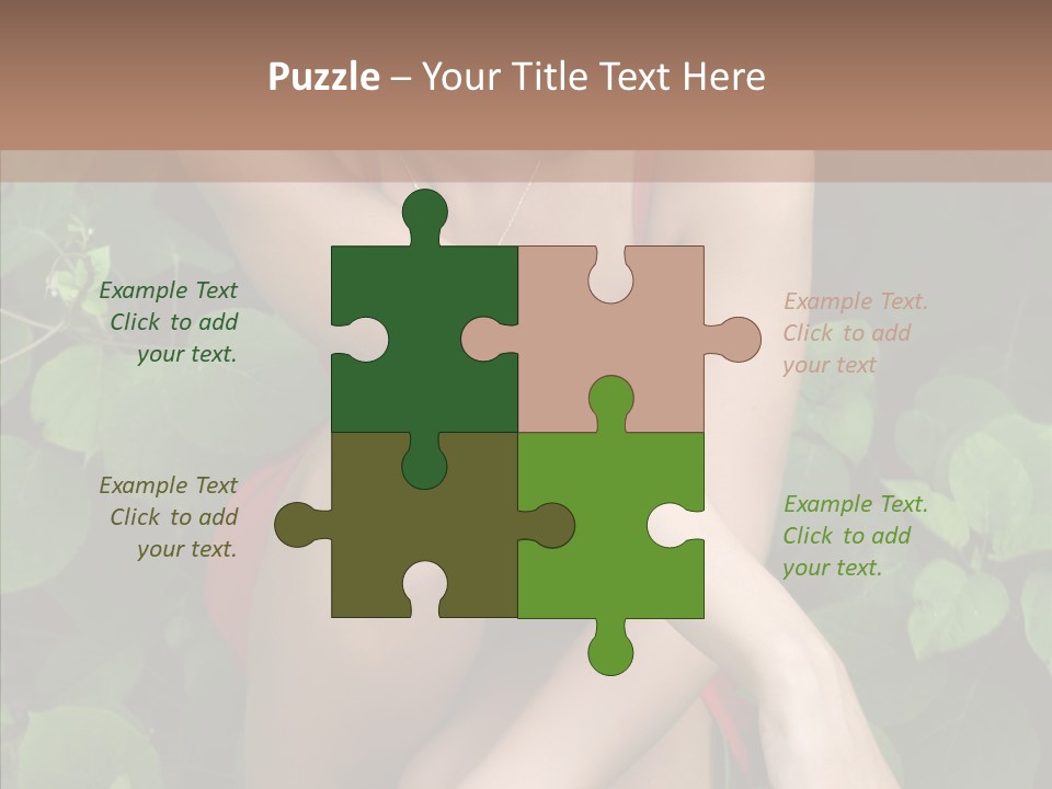 Adolescence Sensuality Pensive PowerPoint Template