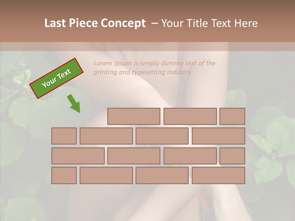 Adolescence Sensuality Pensive PowerPoint Template