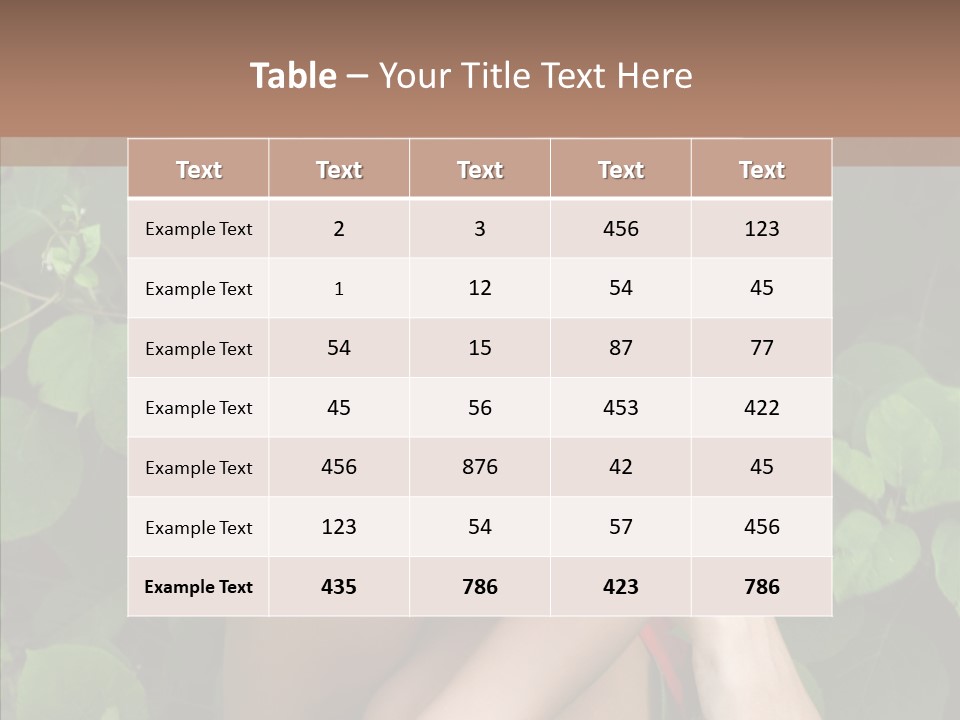 Adolescence Sensuality Pensive PowerPoint Template