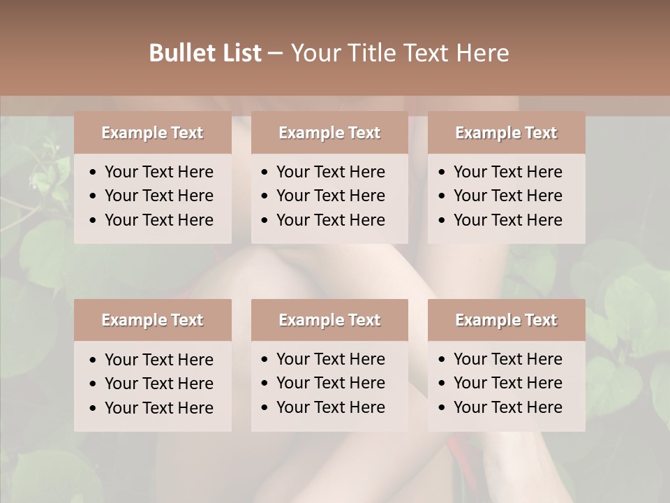 Adolescence Sensuality Pensive PowerPoint Template