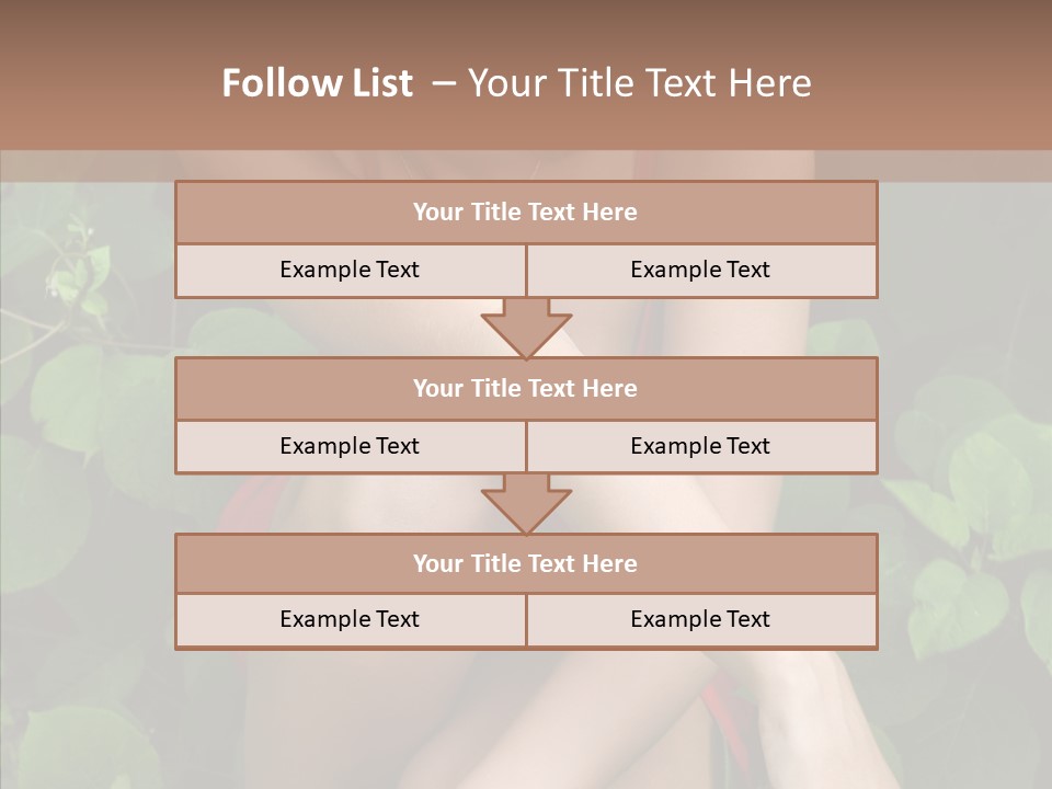 Adolescence Sensuality Pensive PowerPoint Template