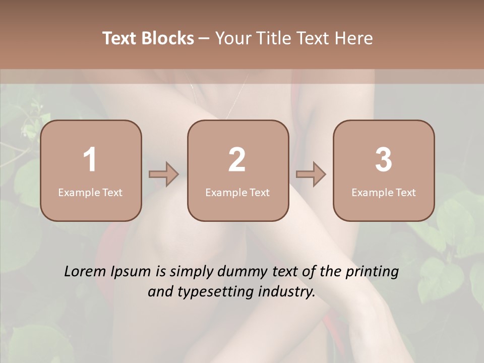 Adolescence Sensuality Pensive PowerPoint Template