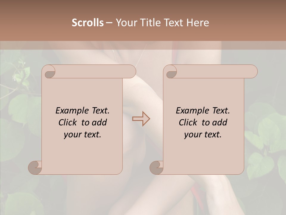Adolescence Sensuality Pensive PowerPoint Template