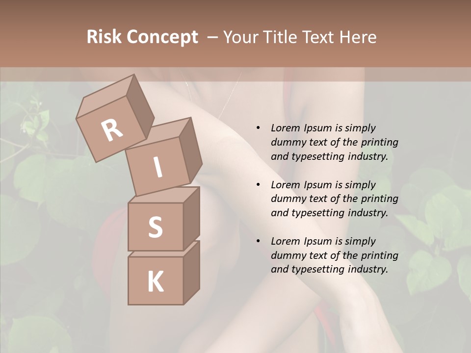 Adolescence Sensuality Pensive PowerPoint Template