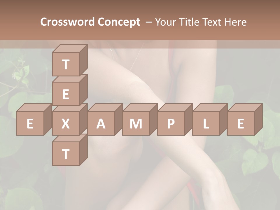 Adolescence Sensuality Pensive PowerPoint Template