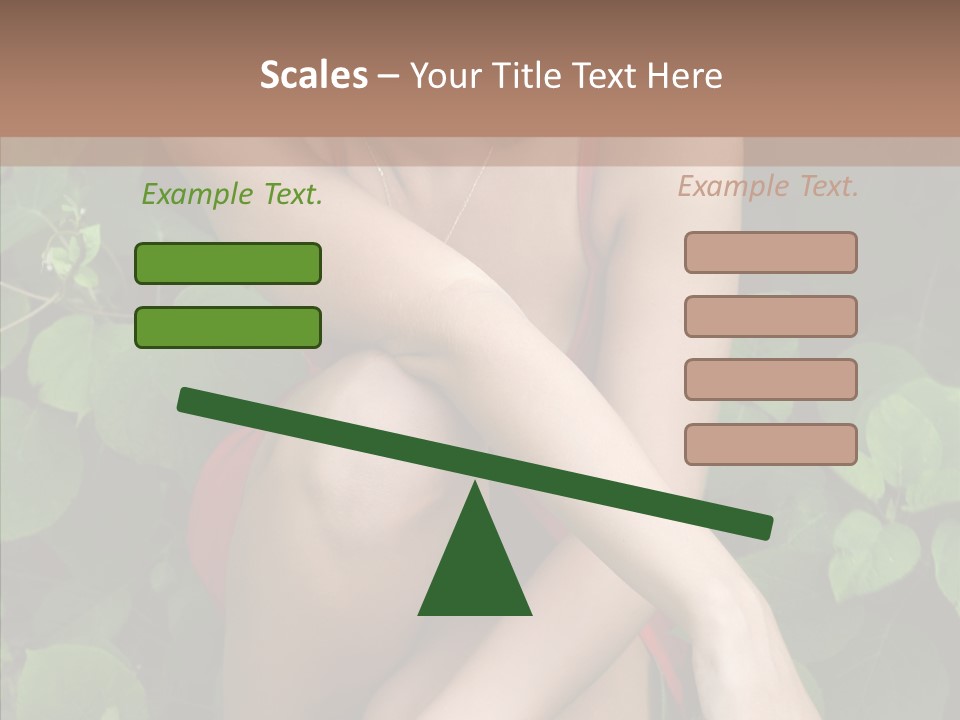 Adolescence Sensuality Pensive PowerPoint Template