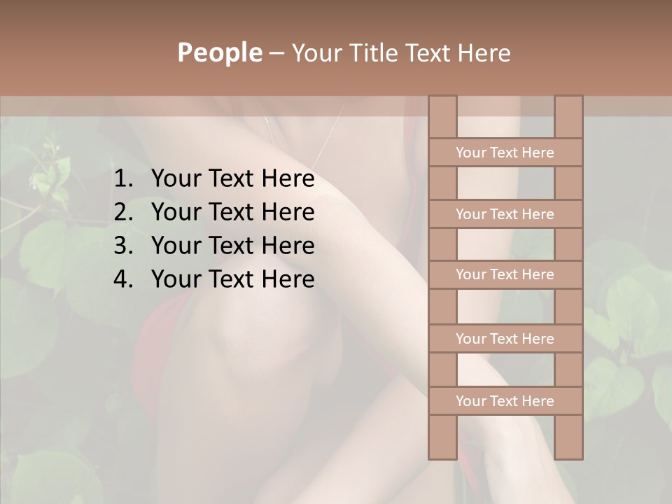 Adolescence Sensuality Pensive PowerPoint Template