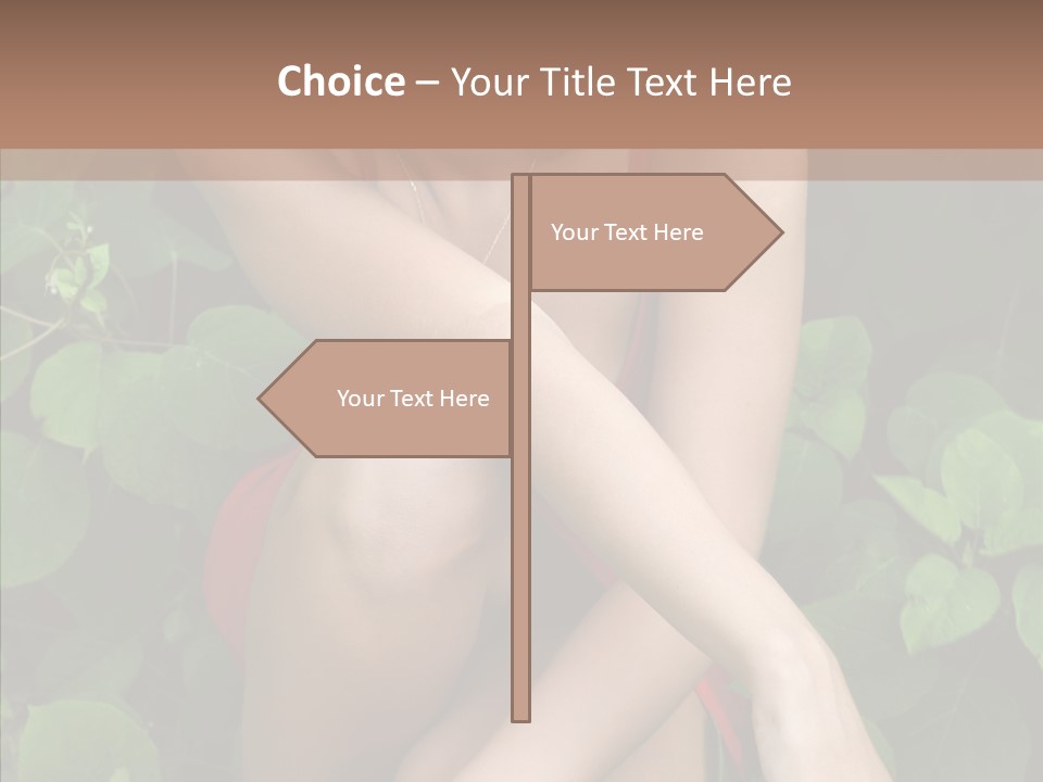 Adolescence Sensuality Pensive PowerPoint Template