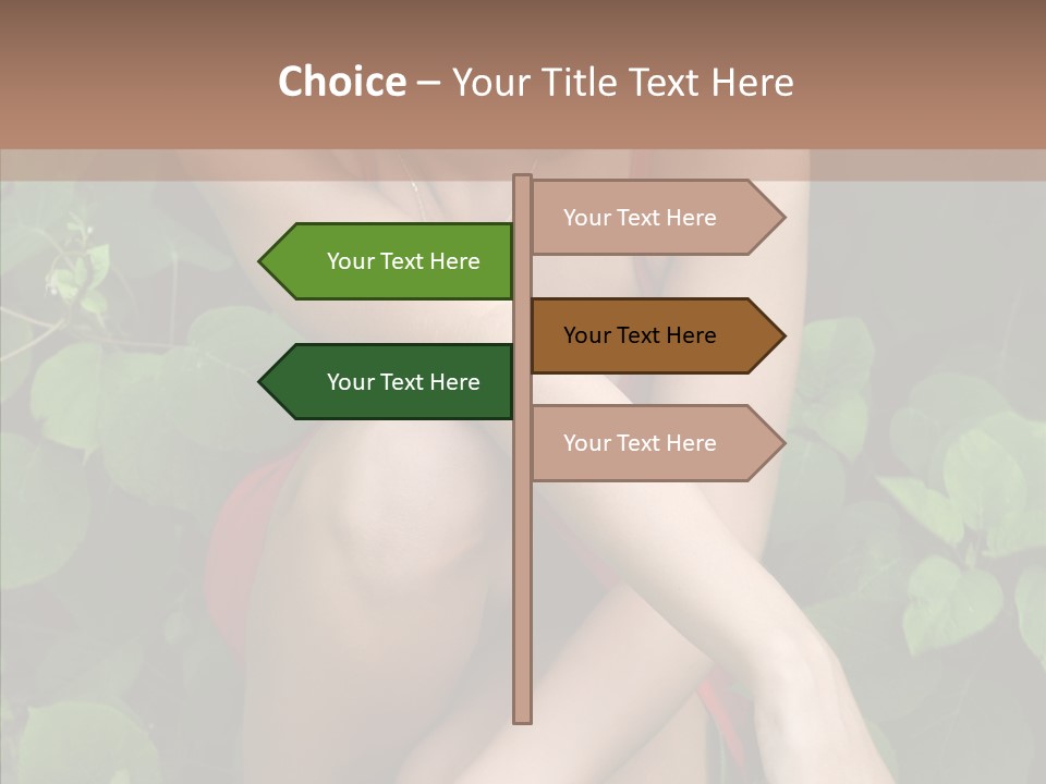 Adolescence Sensuality Pensive PowerPoint Template