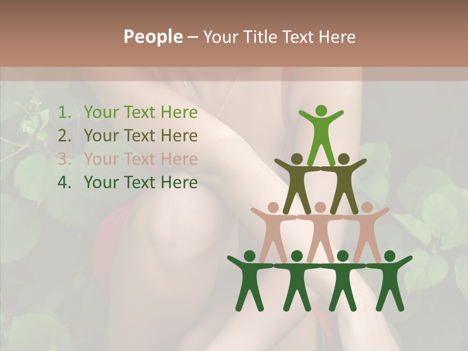 Adolescence Sensuality Pensive PowerPoint Template