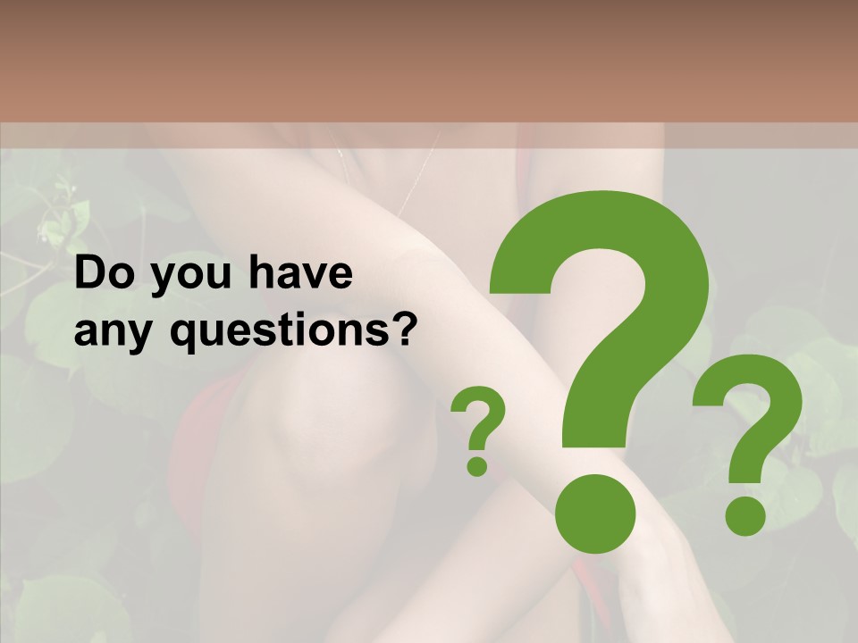 Adolescence Sensuality Pensive PowerPoint Template