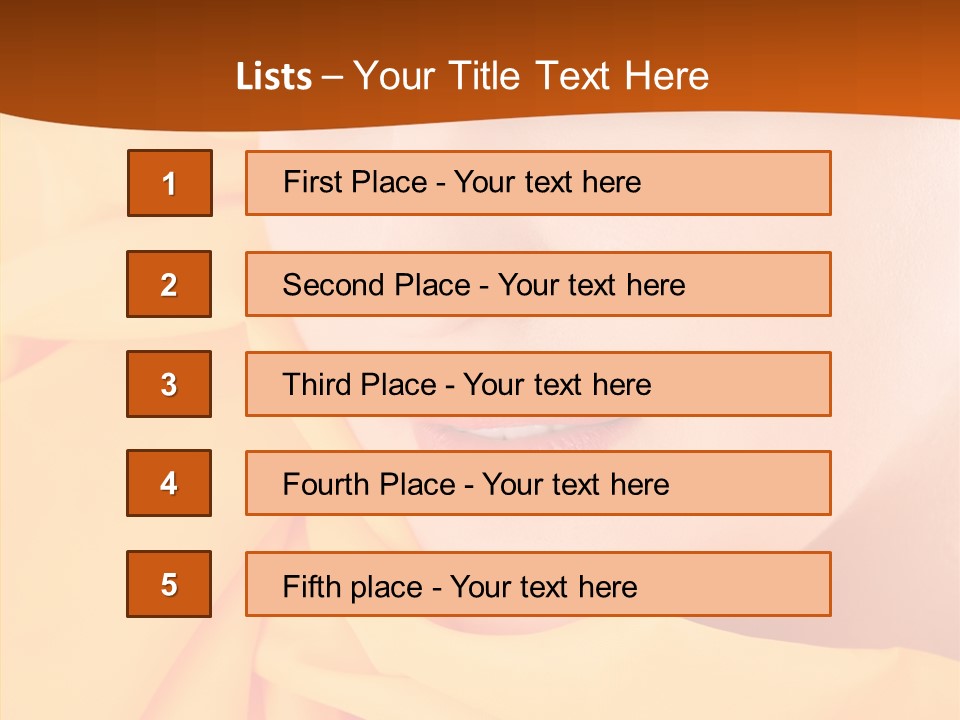 Human Girls Fashion PowerPoint Template