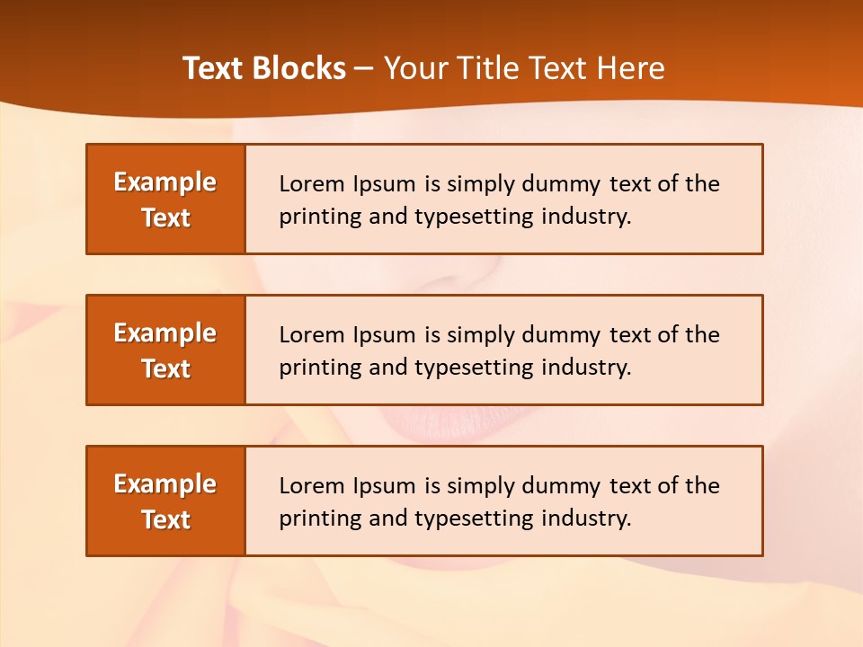 Human Girls Fashion PowerPoint Template