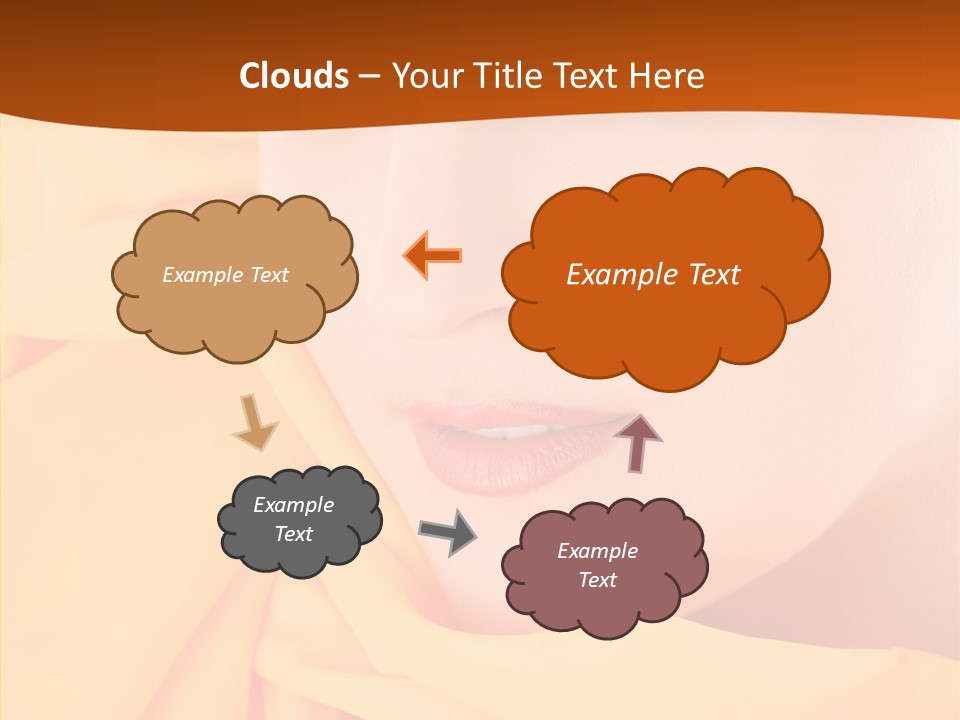 Human Girls Fashion PowerPoint Template