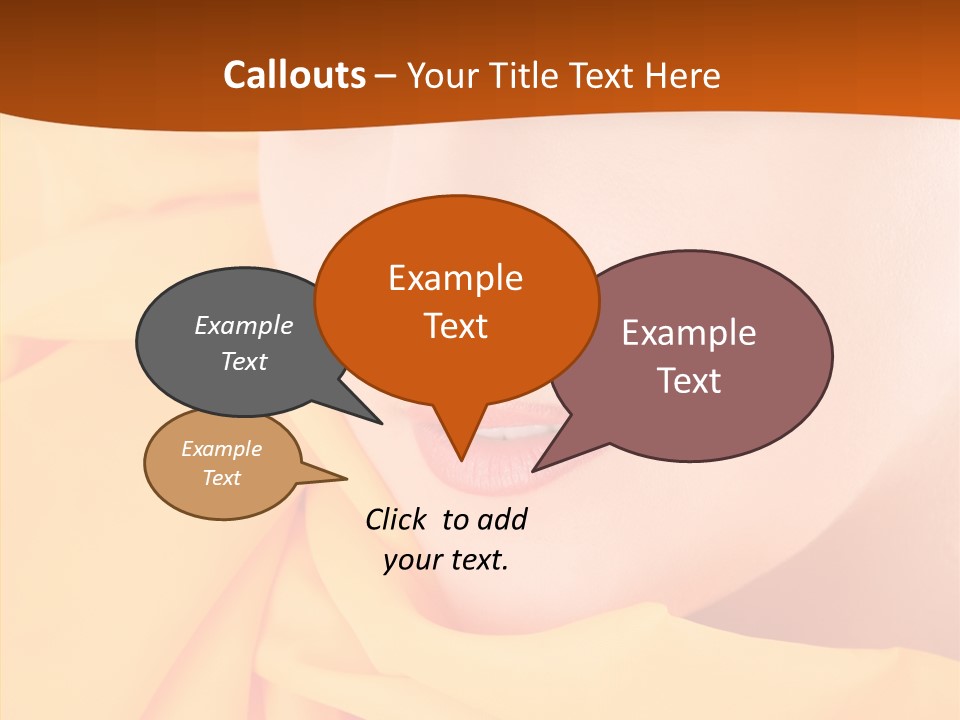 Human Girls Fashion PowerPoint Template