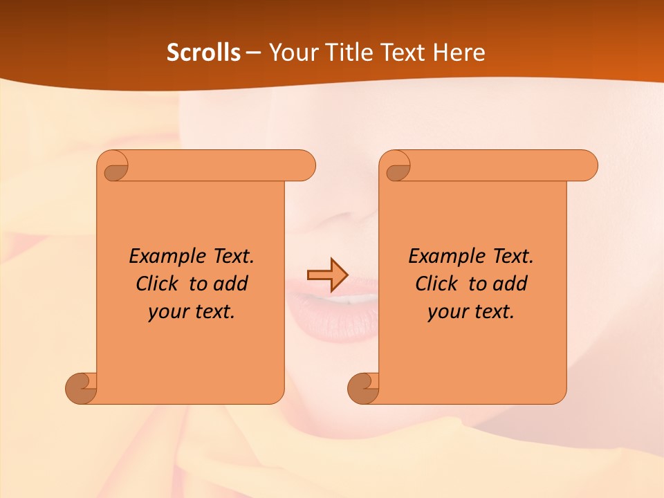 Human Girls Fashion PowerPoint Template