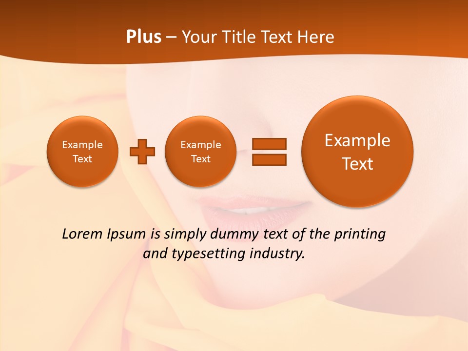 Human Girls Fashion PowerPoint Template