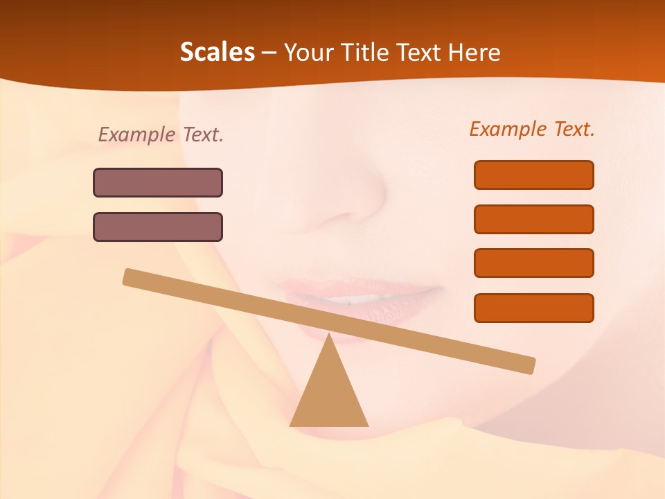 Human Girls Fashion PowerPoint Template