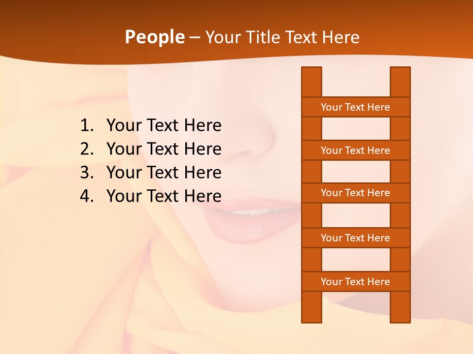 Human Girls Fashion PowerPoint Template