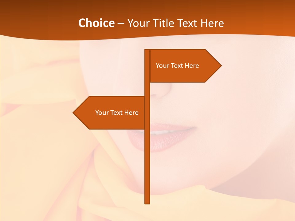 Human Girls Fashion PowerPoint Template